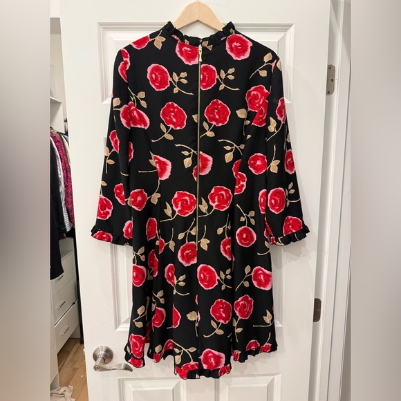 Kate Spade Hazy Rose Crepe A-Line Dress Sz 14 NWOT - Picture 4 of 9